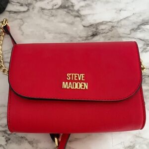 Steve Madden Vibrant Red Crossbody Bag